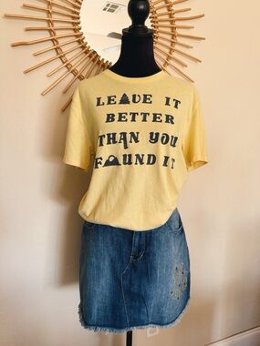 Abercrombie & Fitch Soft Yellow Muscle Tee